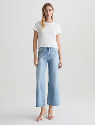 AG Saige Wide Leg Cropped Jeans