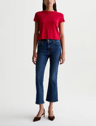 AG Farrah Boot Cropped Mid Rise Kick Flare Jeans