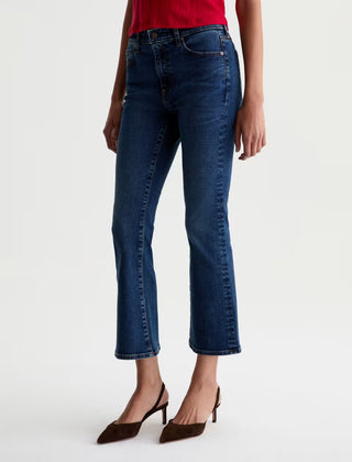 AG Farrah Boot Cropped Mid Rise Kick Flare Jeans