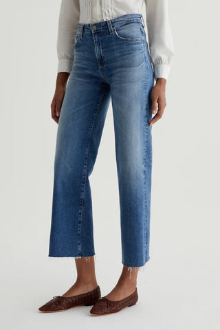 AG Saige Wide Leg Cropped Jeans - Premium clothing at Lonnys NY - Just $235! Shop Womens clothing now 