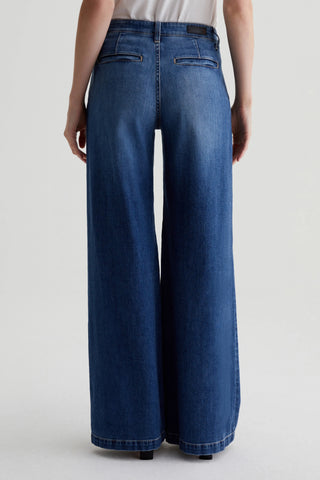 AG Stella Low Slung Pleated Jeans - Premium clothing at Lonnys NY - Just $265! Shop Womens clothing now 