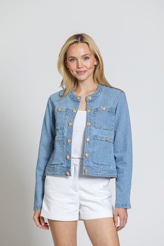11 Uptown Collarless Jacket