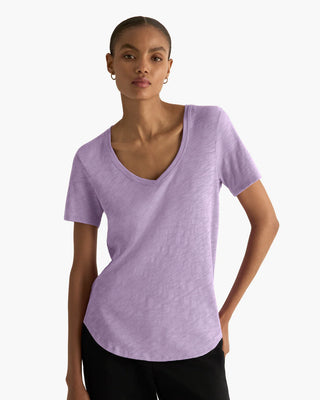 ATM Classic V Neck Tee