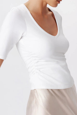 ATM Elbow Sleeve Tee - Premium clothing at Lonnys NY - Just $150! Shop Womens clothing now 