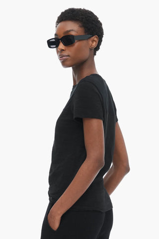 ATM Mixed Media Schoolboy Tee - Premium clothing at Lonnys NY - Just $90! Shop Womens clothing now 