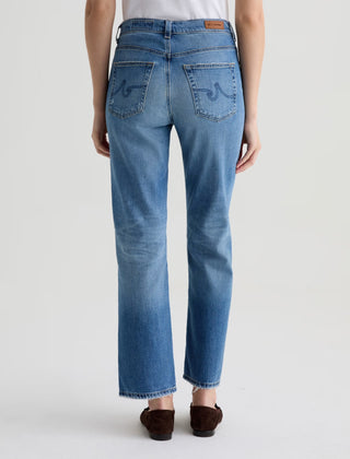 AG Brinley Mid Rise Straight Leg Jeans in 16 Years Soaring