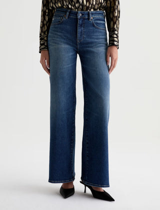 AG Jeans Saige Mid Rise Wide Leg Jeans