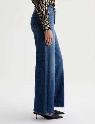 AG Jeans Saige Mid Rise Wide Leg Jeans