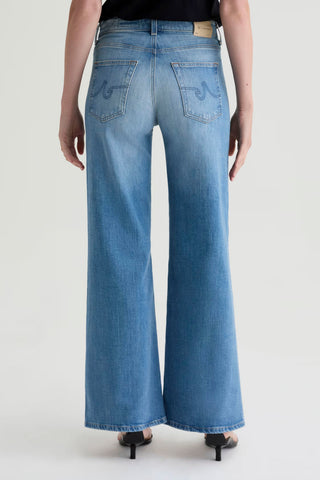 AG Jeans Saide Mid Rise Wide Leg - 18 Years Bisou