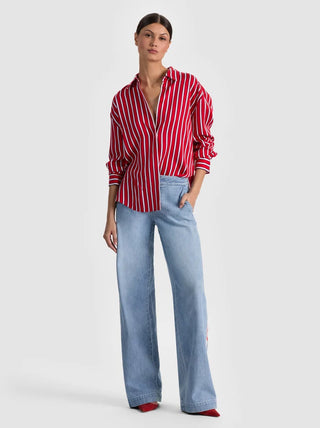 Alice + Olivia Dimitra Oversized Shirt