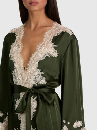 Alice & Olivia Drea Cutaway Lace Robe
