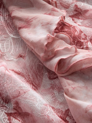 Alice + Olivia Cher Ruffle Maxi Robe