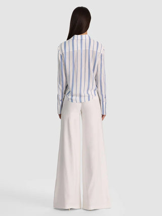 Alice + Olivia Hannon Tie Front Button Down Shirt