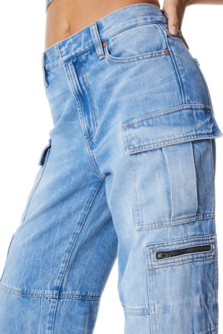 Alice & Olivia Cay Baggy Cargo Jeans - Premium clothing at Lonnys NY - Just $395! Shop Womens clothing now 