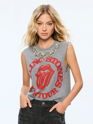 Alice and Olivia Micah Embellished Tank - Premium clothing at Lonnys NY - Just $295! Shop Womens clothing now 