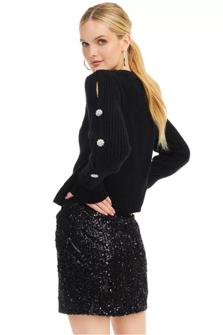 Allison NY Jeweled Cardigan - Premium clothing at Lonnys NY - Just $185! Shop Womens clothing now 