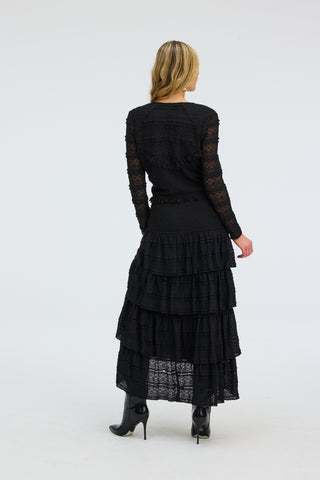 Allison Mira Scalloped Lace Blouse