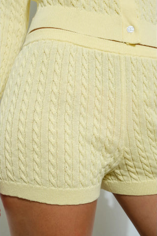 American Poet Cable Knit Shorts - Premium clothing at Lonnys NY - Just $44! Shop Womens clothing now 