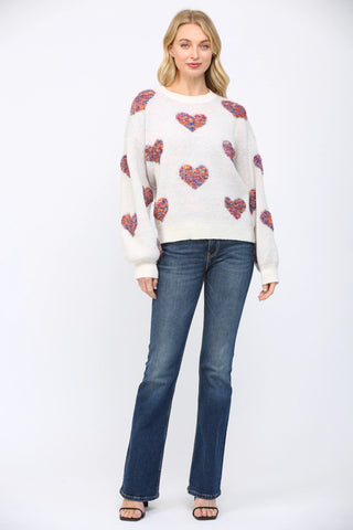 American Poet Heart Sweater