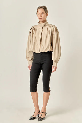 American Poet Cropped Trench Coat