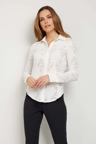 Anatomie Stretch Lace Taylee Top - Premium Shirts & Tops at Lonnys NY - Just $202! Shop Womens clothing now 