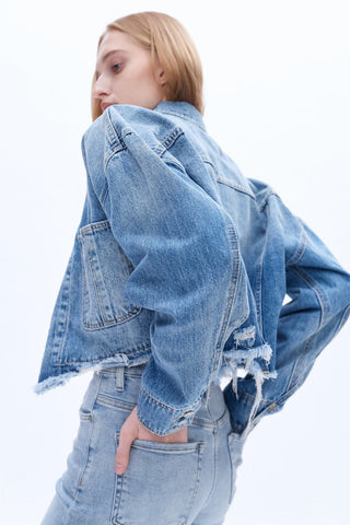 Bayeas Denim Jacket - Premium clothing at Lonnys NY - Just $70! Shop Womens clothing now 