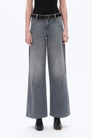 Bayeas Mid Rise Wide Leg Jeans - Premium clothing at Lonnys NY - Just $130! Shop Womens clothing now 