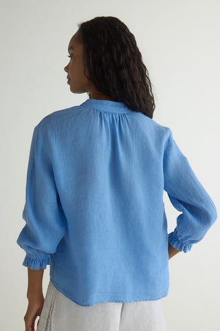 Bella Dahl TIe Neck Button Blouse - Premium clothing at Lonnys NY - Just $150! Shop Womens clothing now 