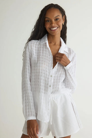 Bella Dahl Clean Front Button Down Shirt - Premium clothing at Lonnys NY - Just $172! Shop Womens clothing now 