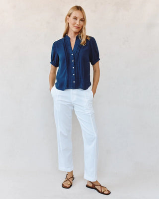 Bella Dahl Short Sleeve Pintuck Shirt