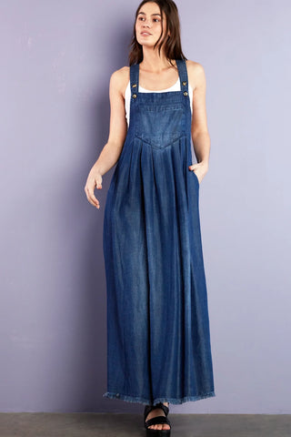 Billy T Denim Jumper Dress - Premium clothing at Lonnys NY - Just $128! Shop Womens clothing now 