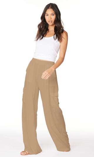 Bobi Wide Leg Cargo Pants - Premium pants at Lonnys NY - Just $95! Shop Womens clothing now 