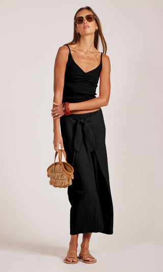 Bobi Faux Sarong Skirt