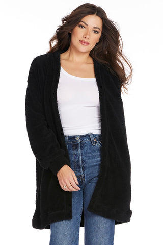 Bobi Long Fuzzy Cardigan *Final Sale* - Premium clothing at Lonnys NY - Just $40! Shop Womens clothing now 