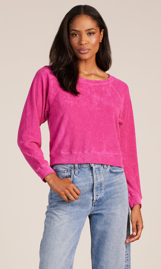 Bobi Terry Raglan Top - Premium clothing at Lonnys NY - Just $85! Shop Womens clothing now 