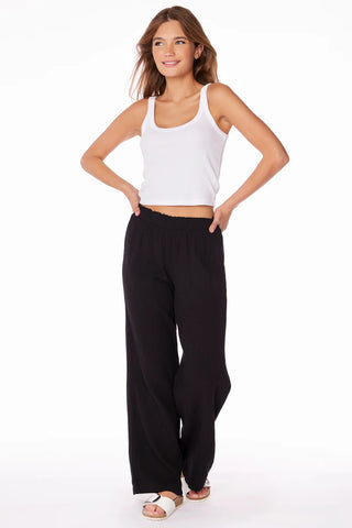 Bobi Smocked Waist Wide Leg Pants - Premium pants at Lonnys NY - Just $95! Shop Womens clothing now 