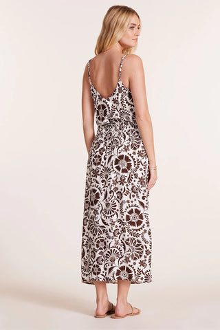 Bobi Smocked Waist Floral Midi Dress - Premium clothing at Lonnys NY - Just $110! Shop Womens clothing now 
