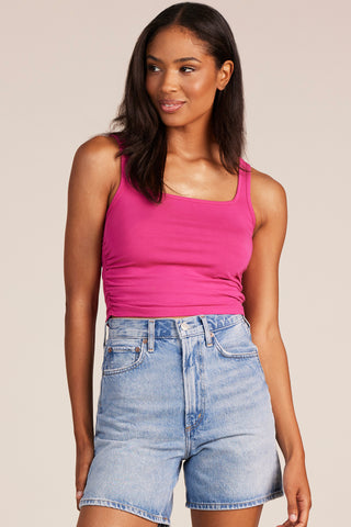 Bobi Shirred Side Top - Premium clothing at Lonnys NY - Just $50! Shop Womens clothing now 