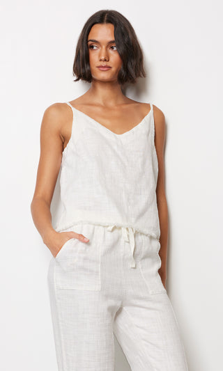 V Neck Skinny Strap Cami Top