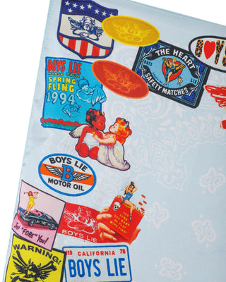 Boys Lie Patched Up Satin Bandana