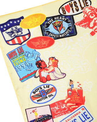 Boys Lie Patched Up Satin Bandana