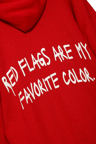 Boys Lie Red Flags Harley Zip Up Hoodie