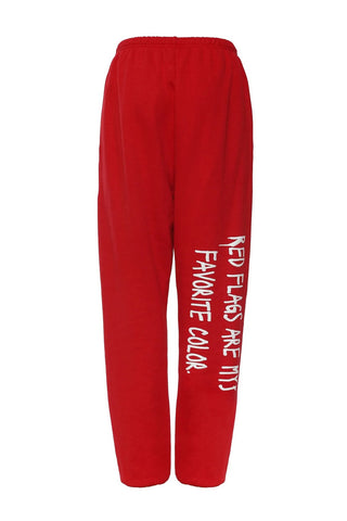 Boys Lie Red Flag Kimmy Sweatpants