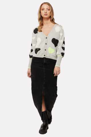Brodie I HEART YOU CARDIGAN - Premium  at Lonnys NY - Just $205! Shop Womens clothing now 