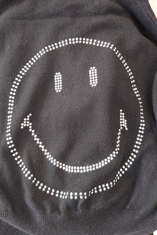 Brodie Cashmere Glitz Smiley Hoodie - Premium clothing at Lonnys NY - Just $388! Shop Womens clothing now 