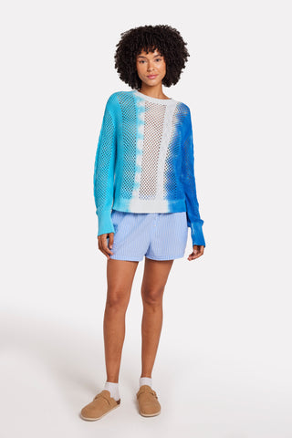 Brodie Color Dip Cable Crew Sweater - Premium clothing at Lonnys NY - Just $218! Shop Womens clothing now 