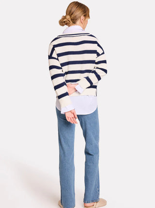 Brodie Cropped Striped Cardigan