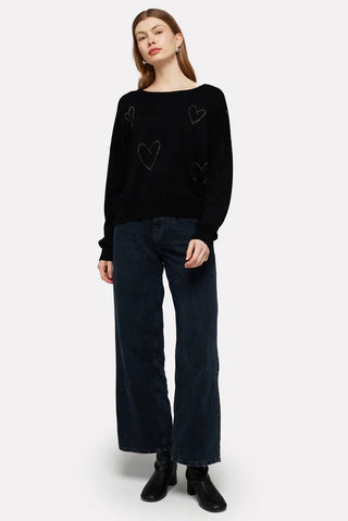 Wispr Heart Crew Sweater - Premium clothing at Lonnys NY - Just $196! Shop Womens clothing now 