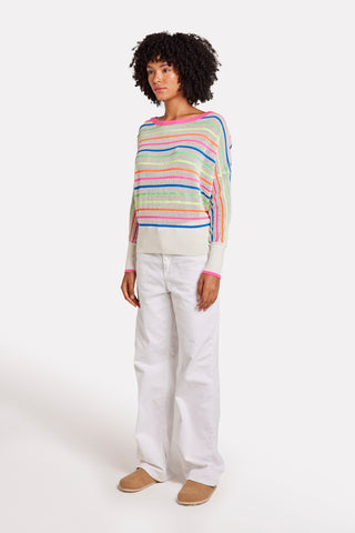 Brodie Wispr Relaxed Neck Open Knit Sweter - Premium clothing at Lonnys NY - Just $174! Shop Womens clothing now 