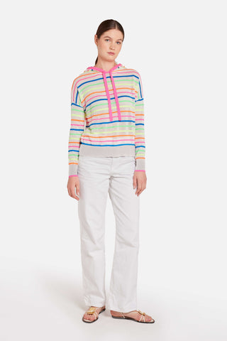 Brodie Wispr Rainbow Stripe Hoodie - Premium clothing at Lonnys NY - Just $182! Shop Womens clothing now 